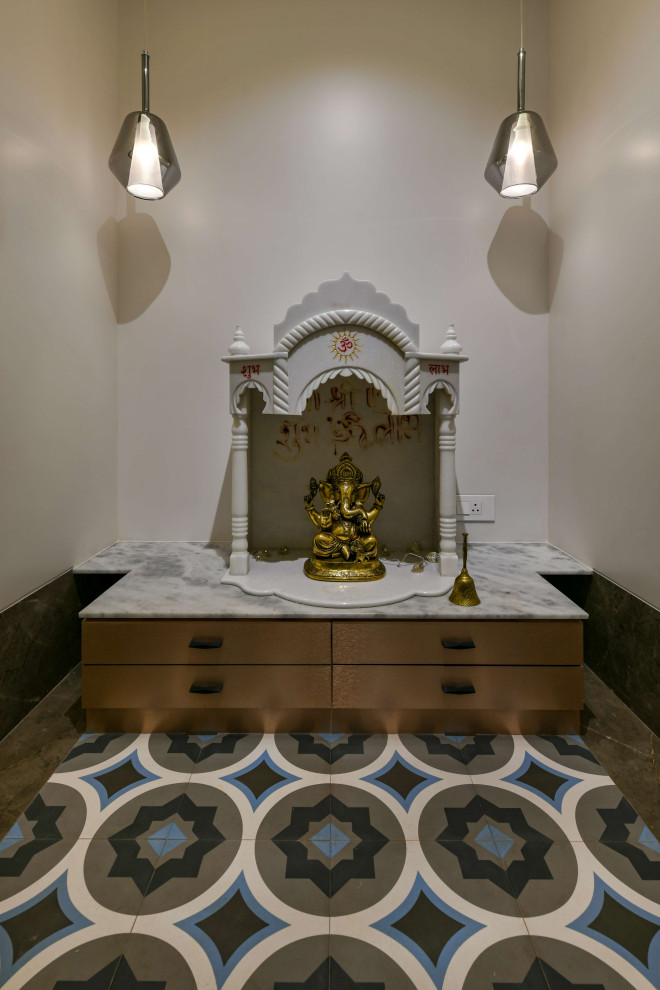 Example of a zen home design design in Mumbai