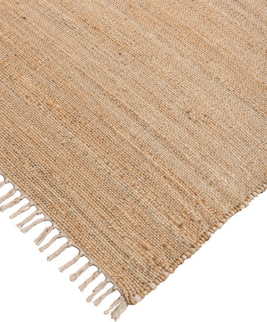 Natural Area Rugs 100 Natural Fiber Venice Jute Rectangular Rug, 6' X