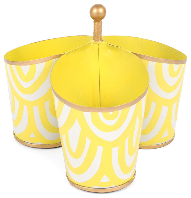 Scales Yellow Caddy Desk Accessories By Jayes Studio