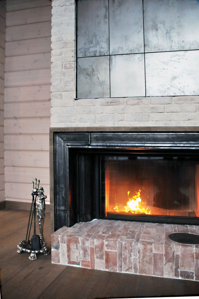 Камин в деревне Трусово