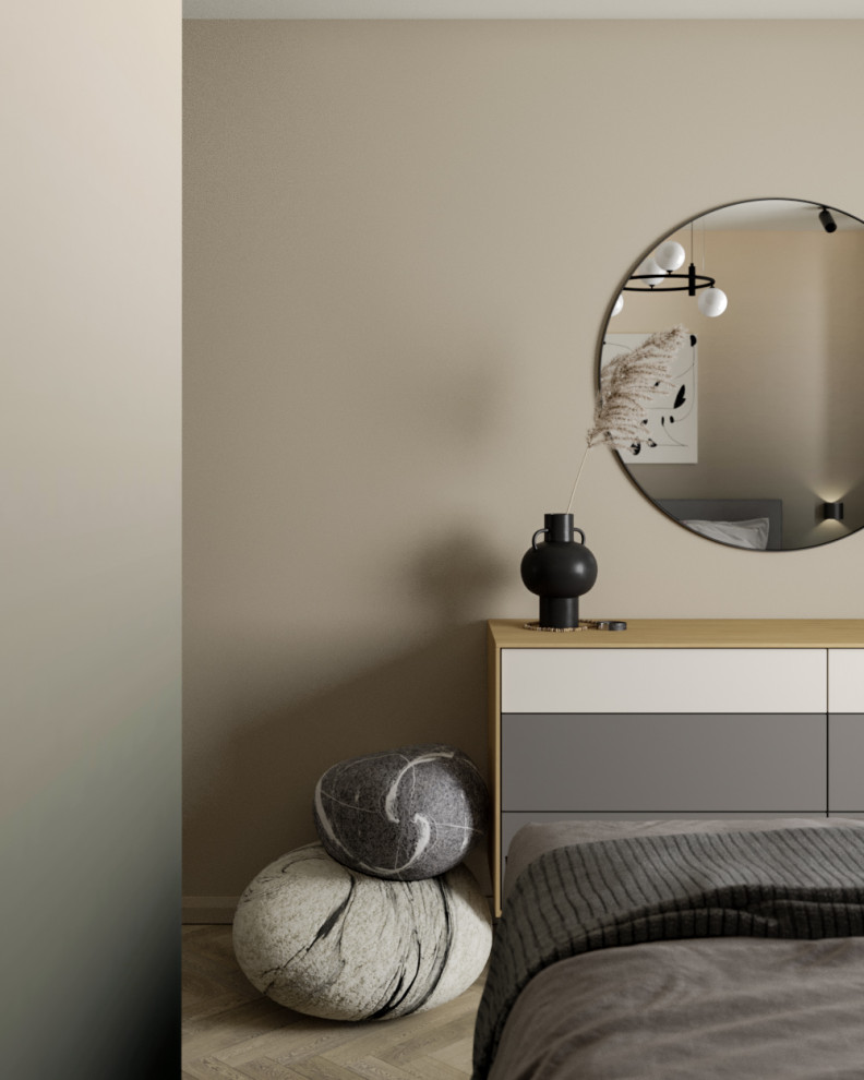 Проект двухкомнатной квартиры в Воронеже  Площадь: 75,2 м2.