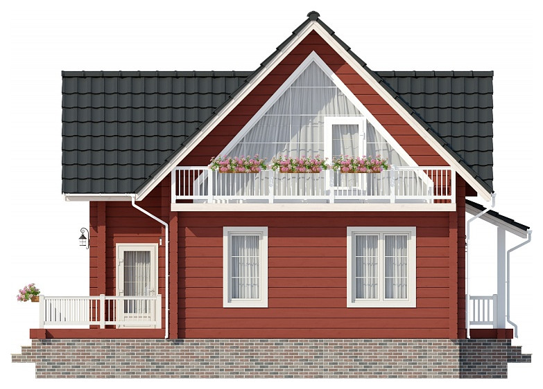 Дом из клееного бруса | Пегас 182