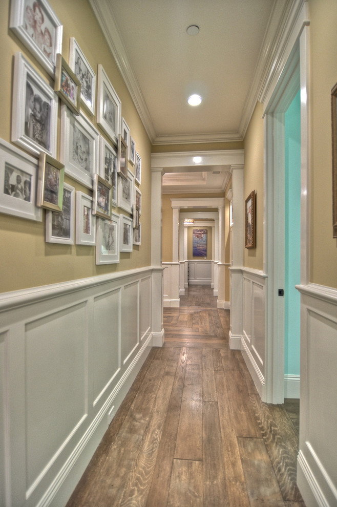 Hallway - traditional hallway idea in Orange County
