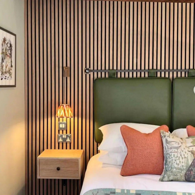 Decoraci&oacute;n Pared con paneles decorativos inapanel.com skandinavisk-sovevaerelse