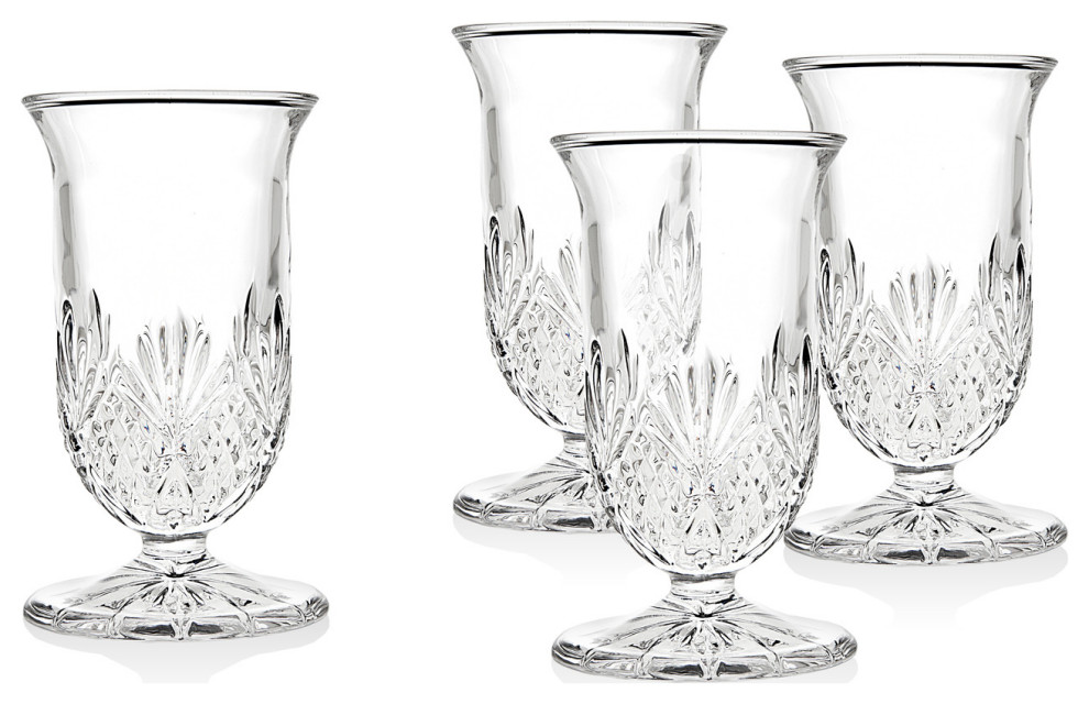 Dublin Whiskey Glass Set of 4 4oz Traditional Liquor Glasses by