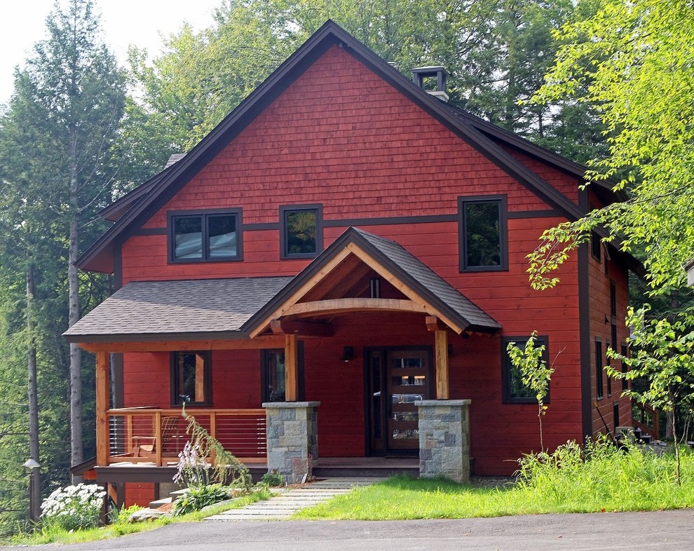 This is an example of a country exterior in Burlington.