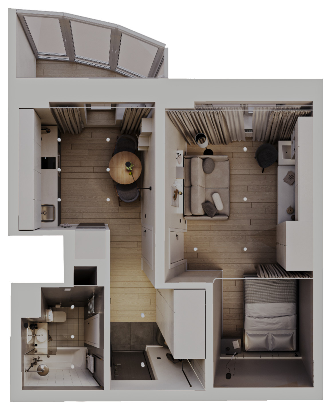 1к.кв. для аренды