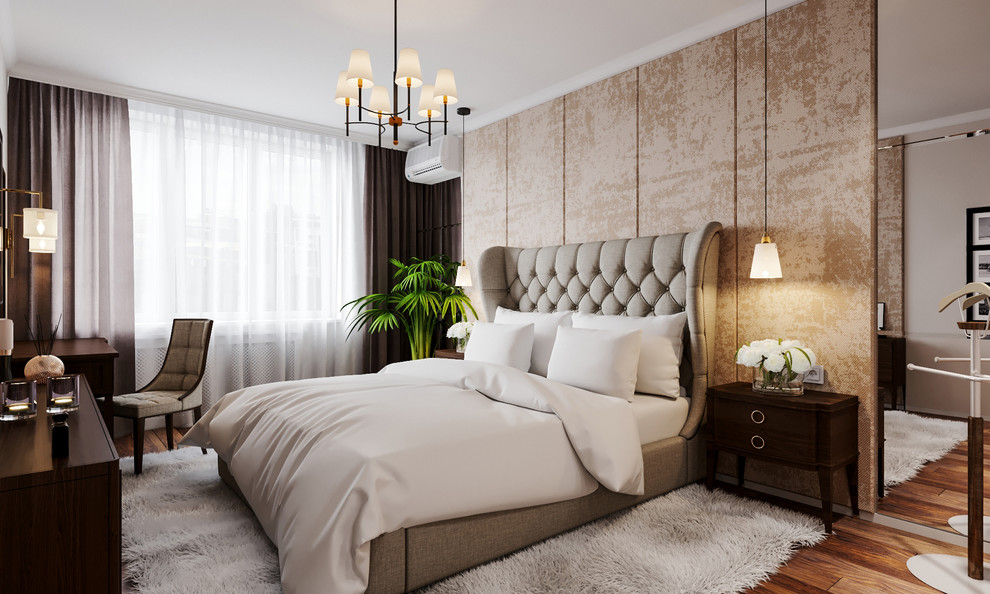 Квартира в ЖК «Золотая звезда» в стиле современная классика. 90м2. 2018