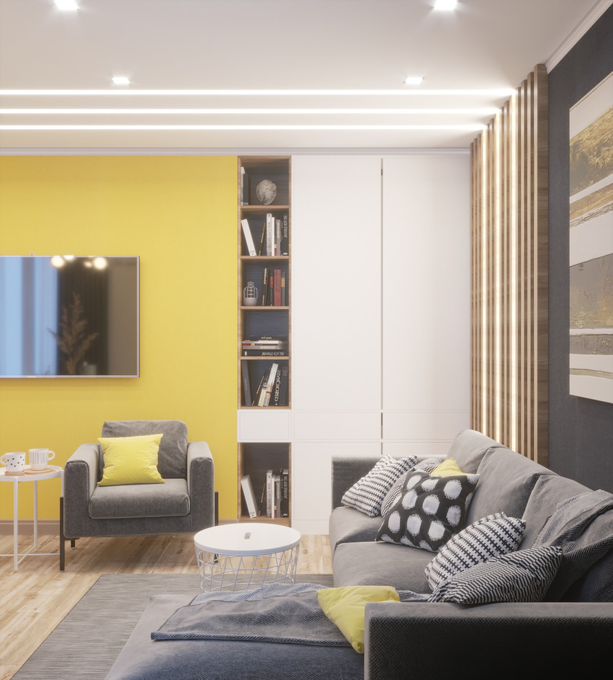 Квартира молодой семьи в современном стиле