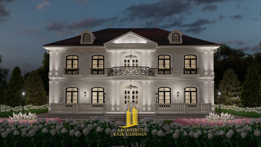 Проект дома в стиле Французский ренесанс