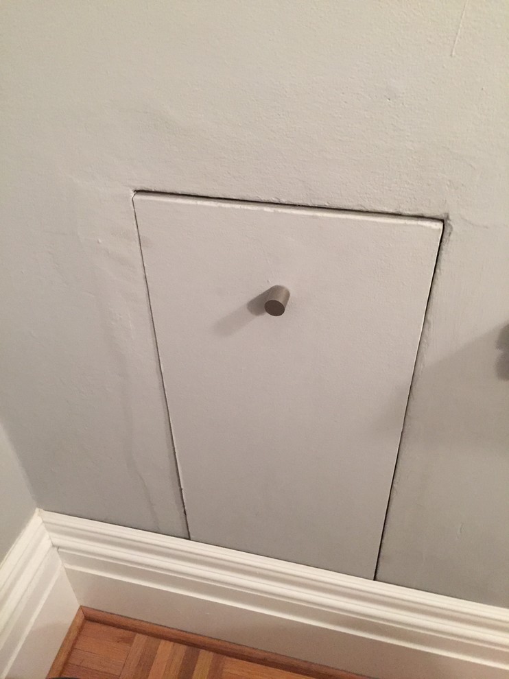how to hide plumbing access panel