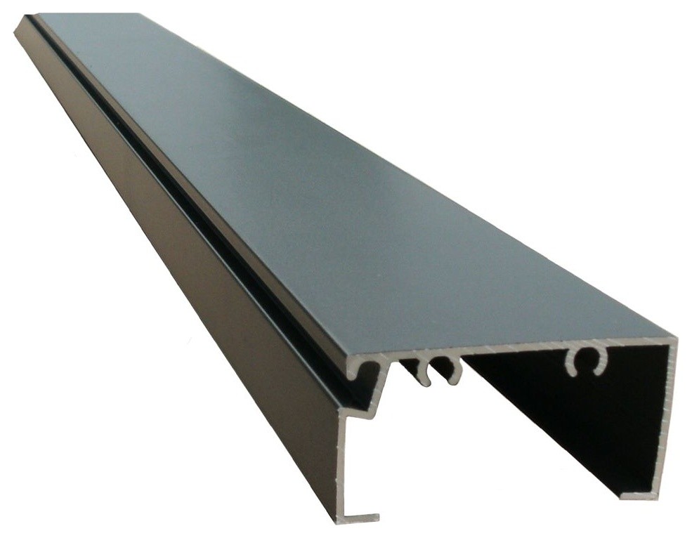 Patio Enclosure Screen Wall Extrusion (3Pack), 95 inch Aluminum 1x2, Bronze Traditional