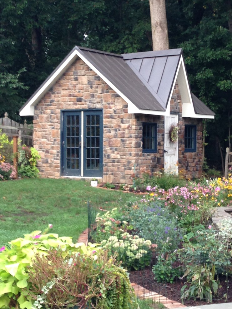 Garden shed - mid-sized victorian detached garden shed idea in DC Metro