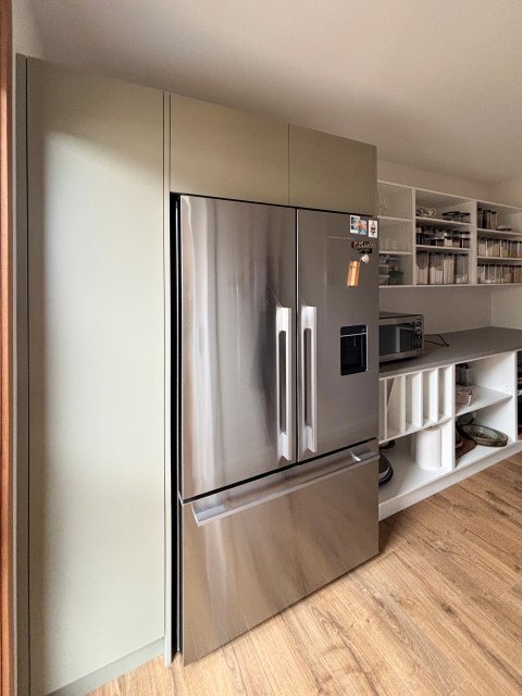 Natural palette meets practical design scandinavian-kitchen