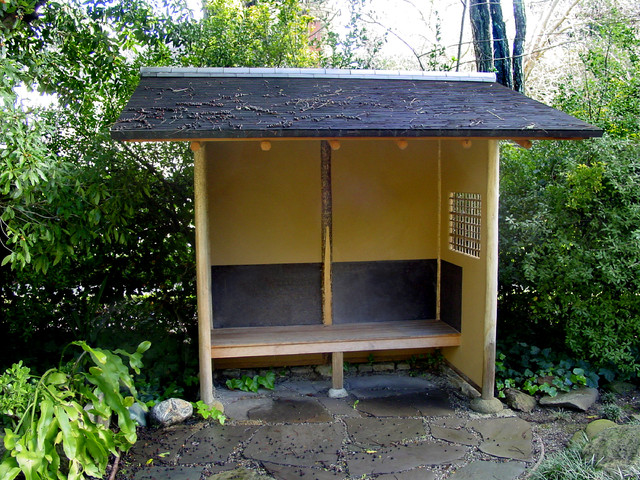 Sheltered Bench Machiai Asian San Francisco By Ki Arts