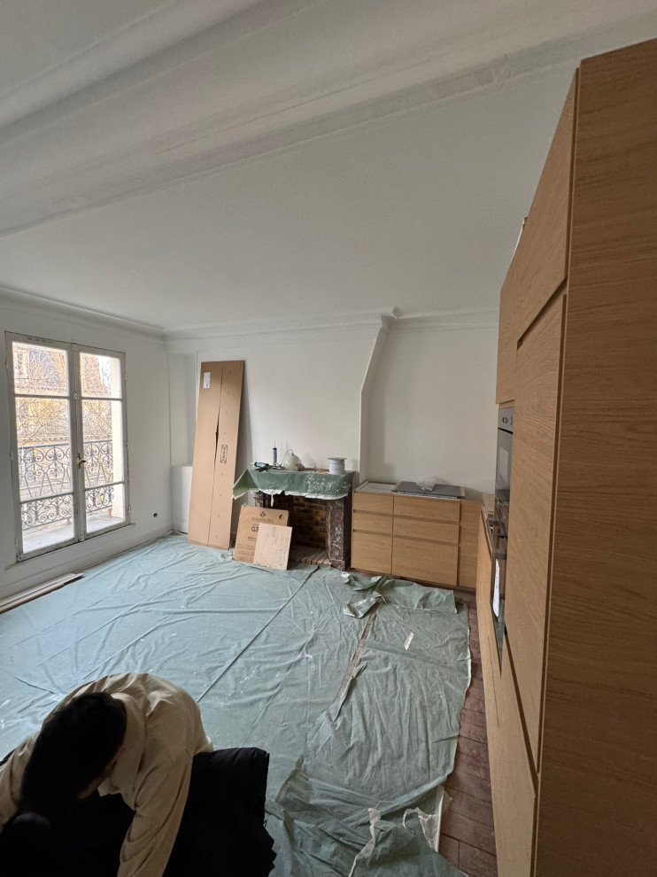 Projet Buttes Chaumont, rénovation d'un appartement de 60m2