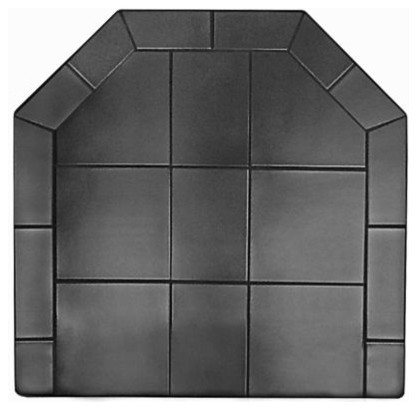 NY Hearth Black Knight 40"x40" Tile Hearth Pad, Standard