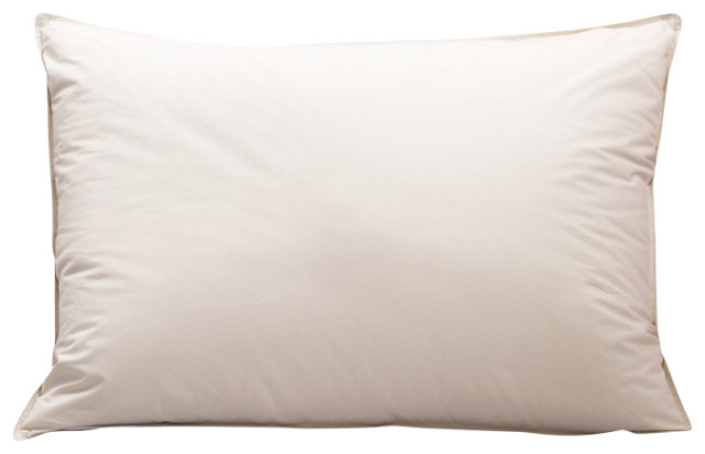 CosmoLiving Organic Cotton Prime Feather Bed Pillow, King