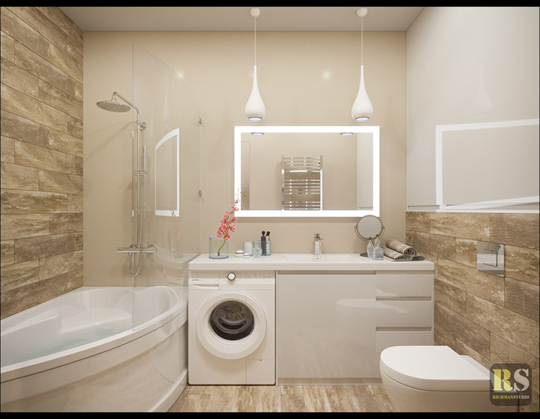 Дизайн интерьера "двушки" 46м2 в Скандинавском стиле для молодой пары