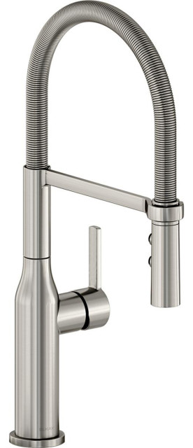 Elkay Avado 1.8 GPM Pullout Spray 1-Hole Kitchen Faucet Lus. Steel, LKAV1061LS