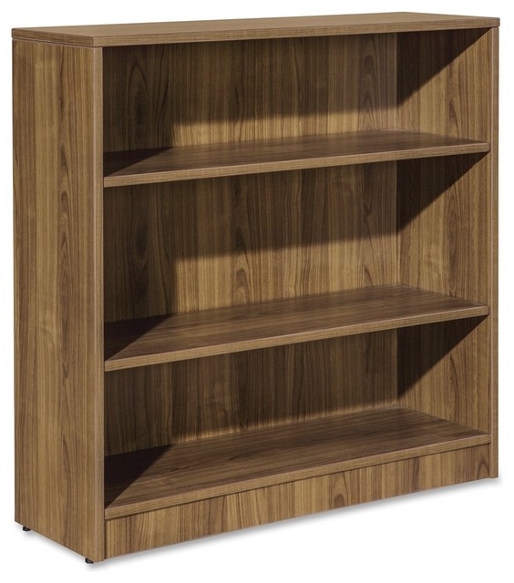 Lorell Essentials Series Walnut Laminate Bookcase, 36"x12"x36 ...