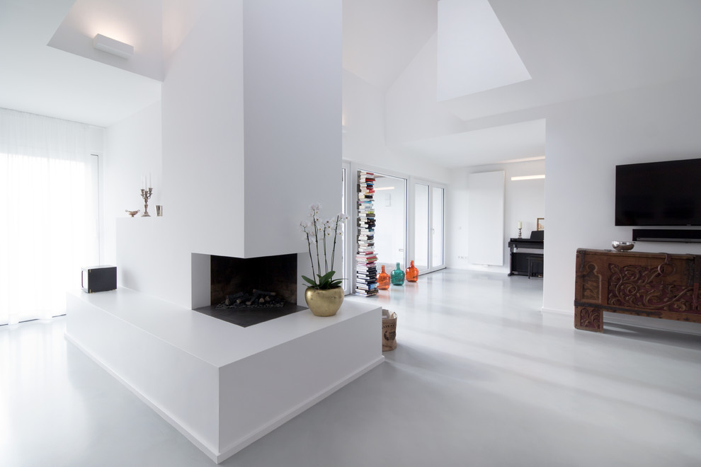 Design ideas for a contemporary home design in Cologne.