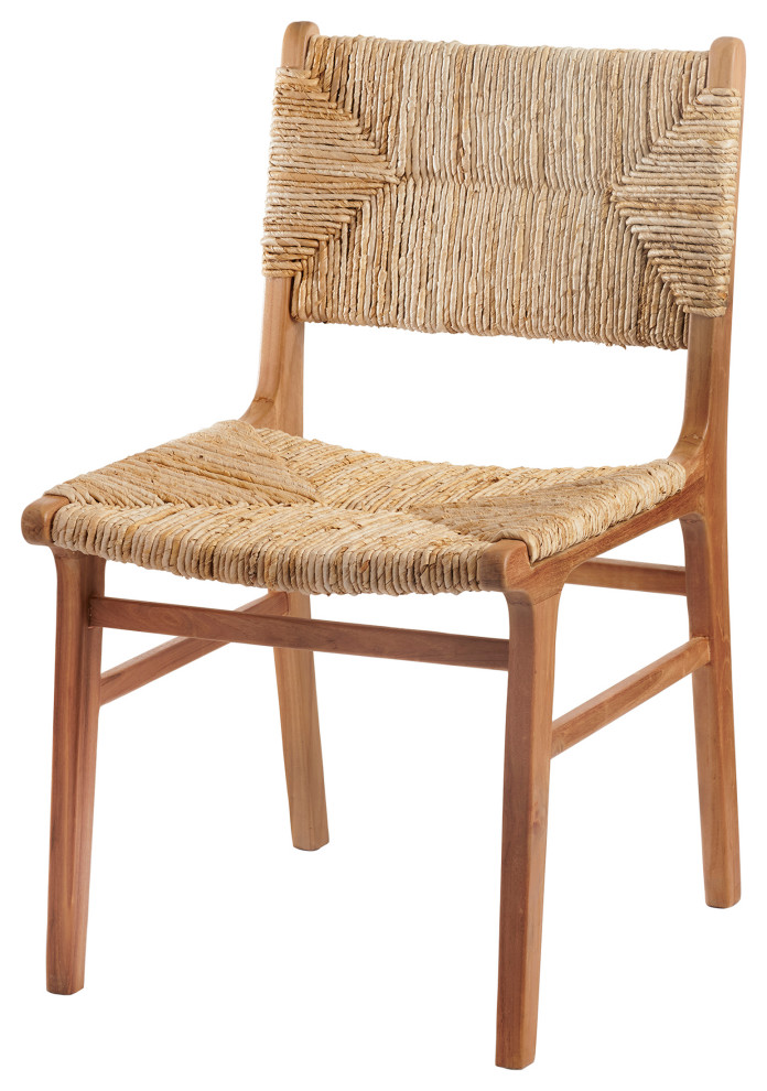 Visby Teak Wood Dining Chair Transitional Dining Chairs by DESIGN IDEAS Houzz