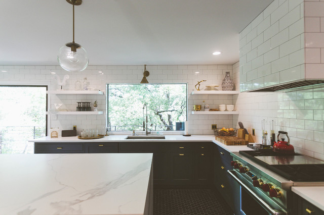 Eclectic and Moody Remodel eclectic-kitchen