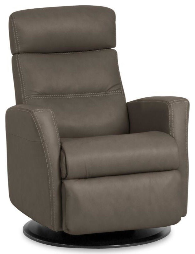 IMG Divani Medium Relaxer Power Recliner, Trend Smoke Leather