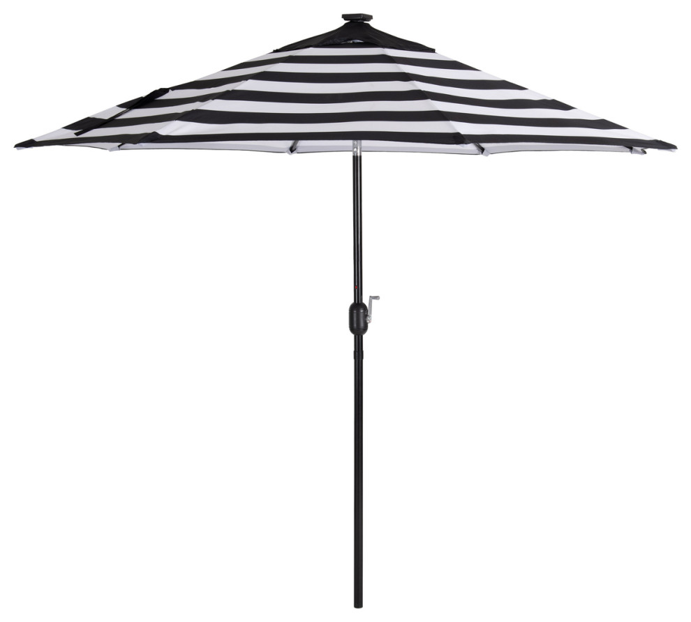 Corliving 9Ft Patio Umbrella With Lights Tilting
