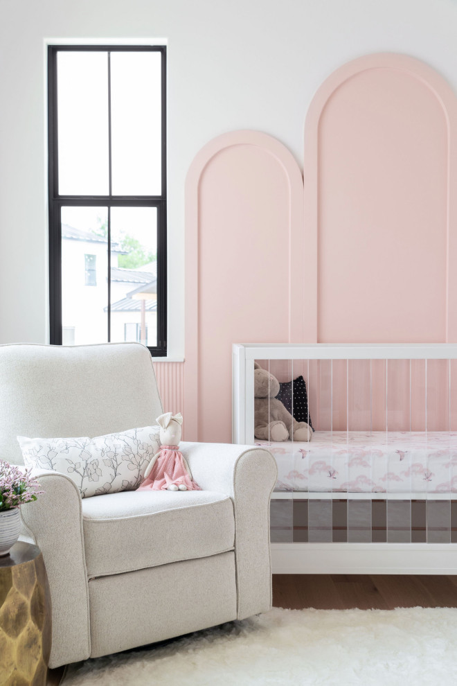 Classic Modern - Nursery - transitional nursery idea in Austin