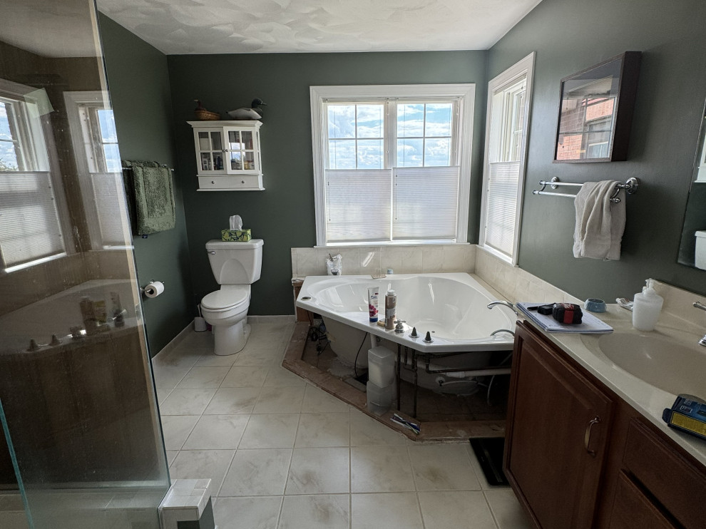 Before | Luxury Spa-Inspired Primary Bathroom Remodel | Butler, PA