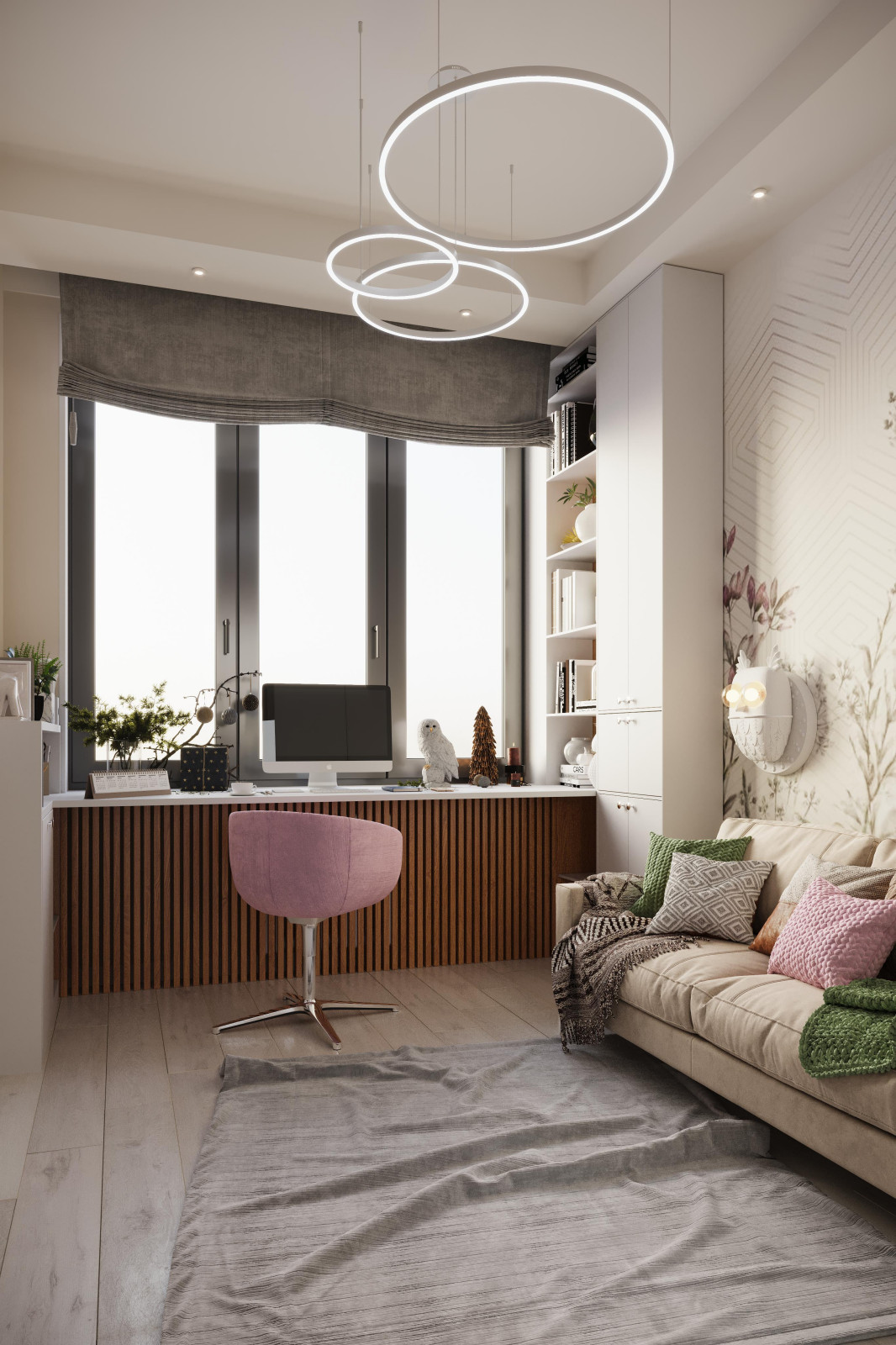 Дизайн и ремонт квартиры в ЖК «Символ» — Кофейная сказка