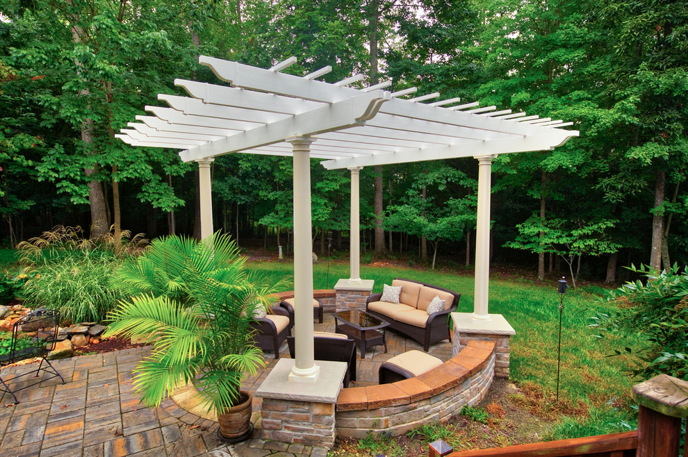 Pergolas Transitional Patio Richmond by Deck Creations