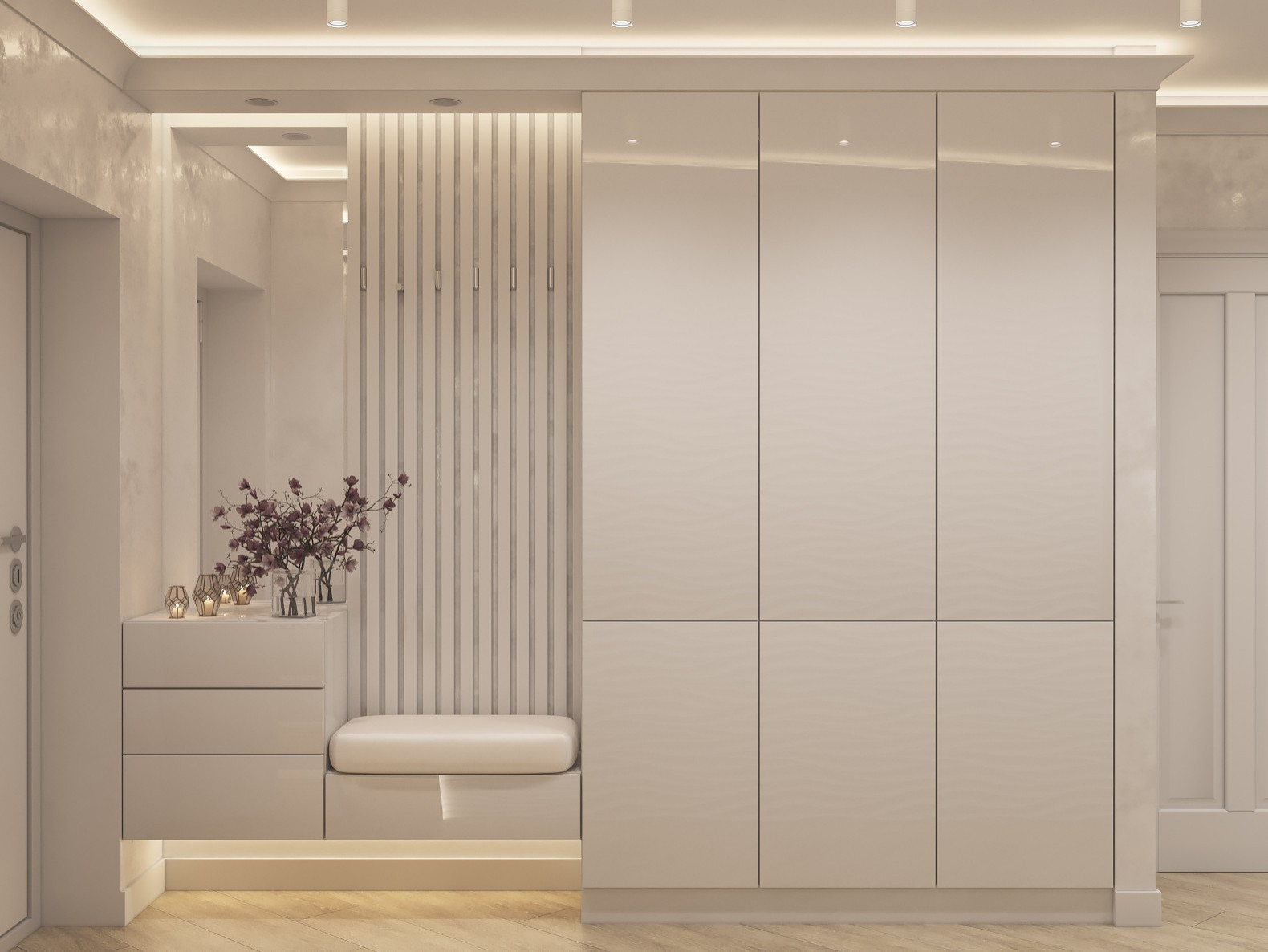 Интерьер квартиры 70 кв.м. для семьи с двумя детьми