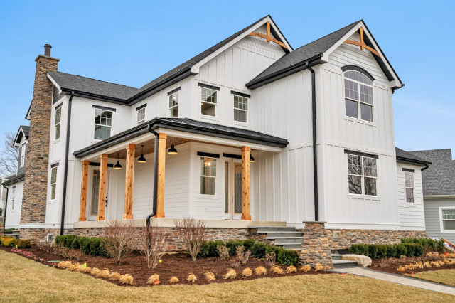 Custom Two Story craftsman-facade