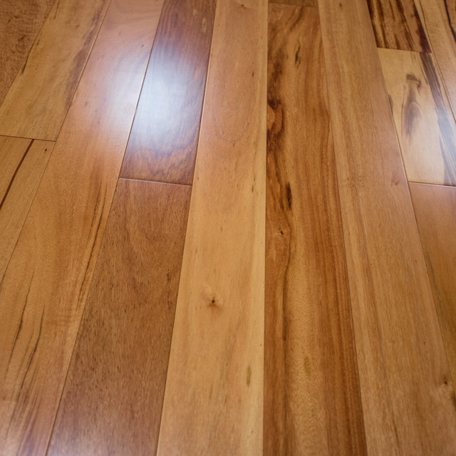 5"x1/2" Tigerwood Prefinished Engineered Wood Flooring, 2mm, 1 Box