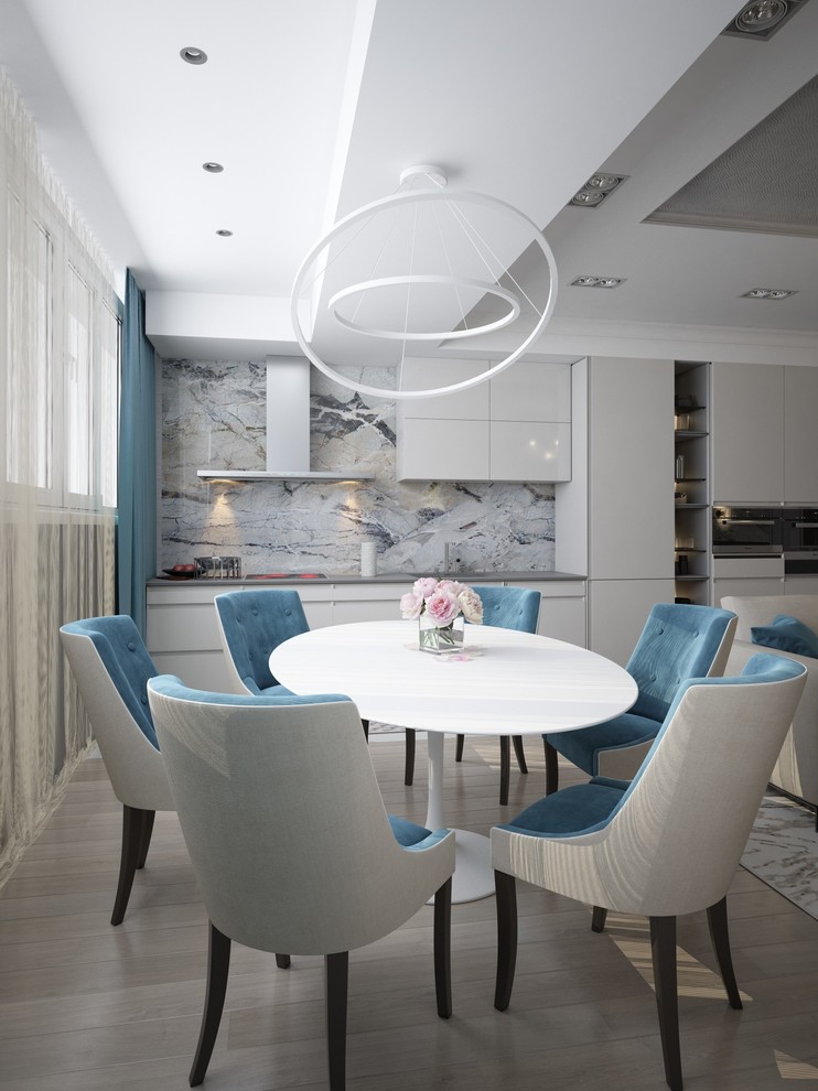 единое пространство кухни-гостиной