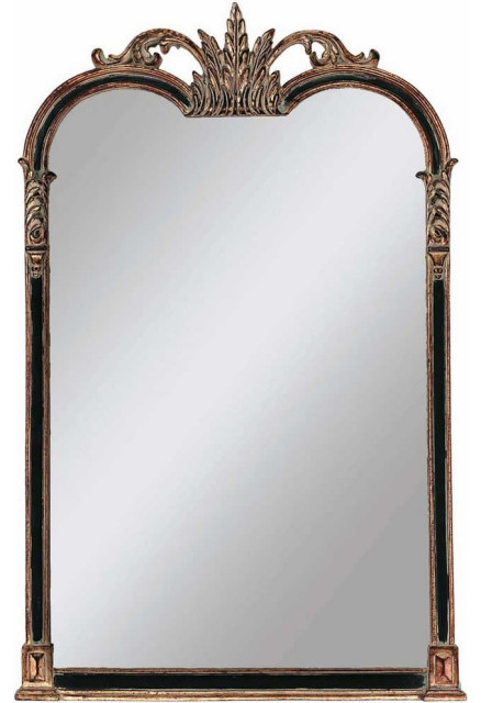 Paragon Decorative Traditional Black/Gold Napoleon Mirror 8903