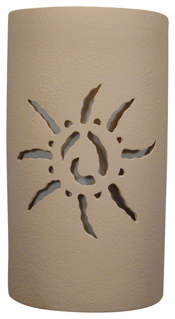14 quot open top half round wall sconce ancient sun center leodegrance 1 light outdoor wall sconce 11 high textured black