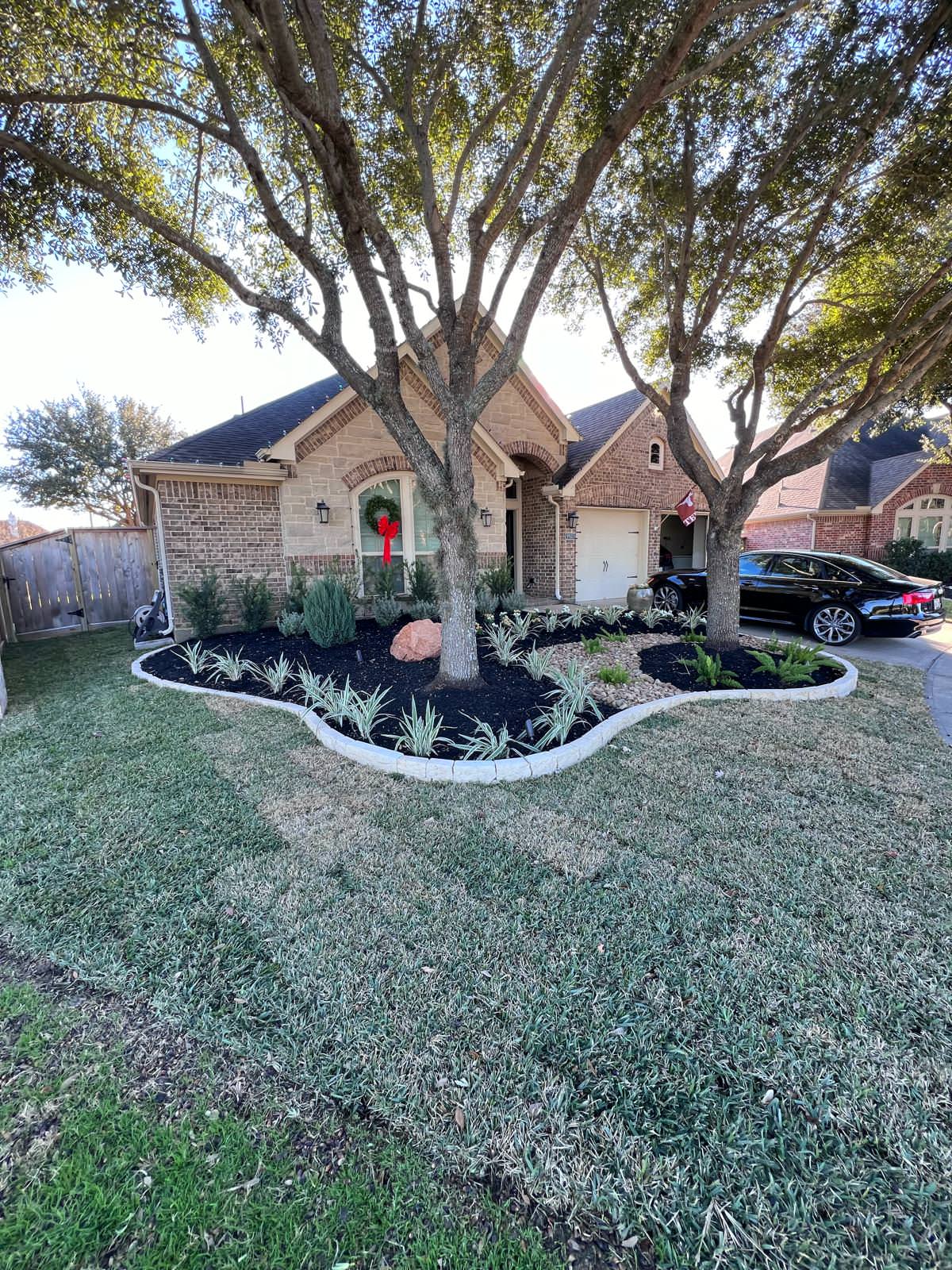 Putting Green, Backyard Paradise and Front yard Makeover in Fulshear!