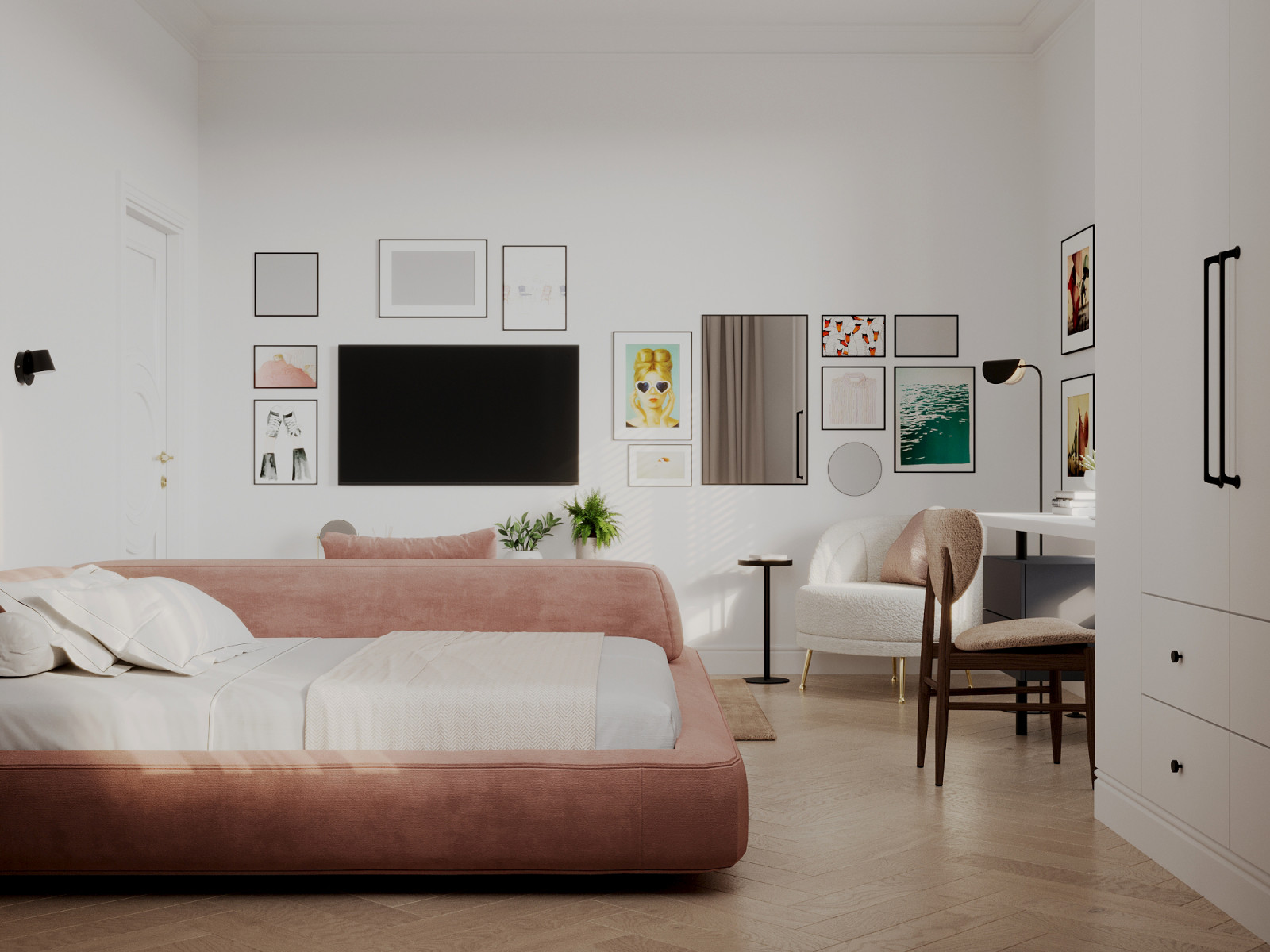 Дом с арочными окнами