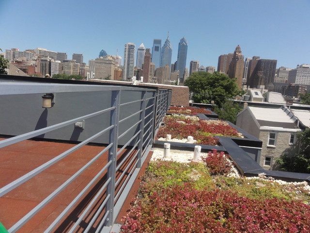 Roof deck railings - Modern - Patio - Philadelphia - by ...