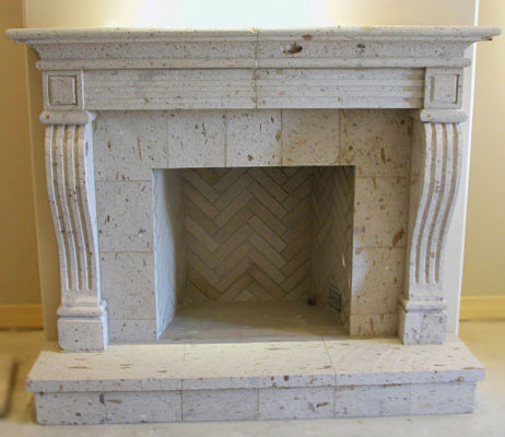 Cantera Fireplace for Indoor