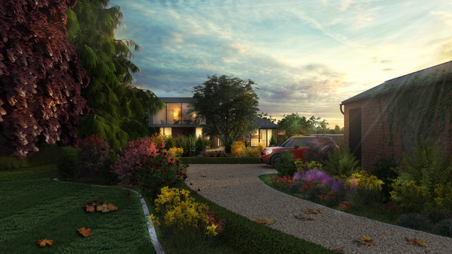 Micro Urban Building Plot trendy-hus-og-facade