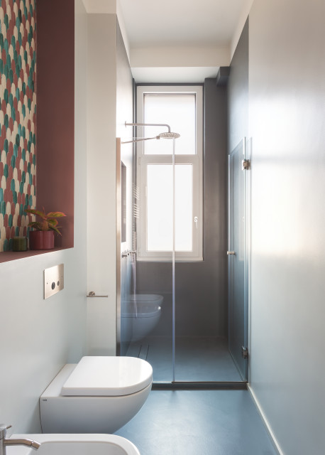 GEOMETRIE CROMATICHE contemporary-bathroom