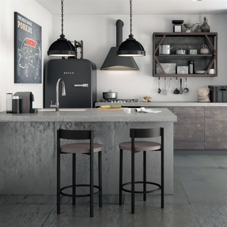 This is an example of an industrial kitchen in Vancouver.