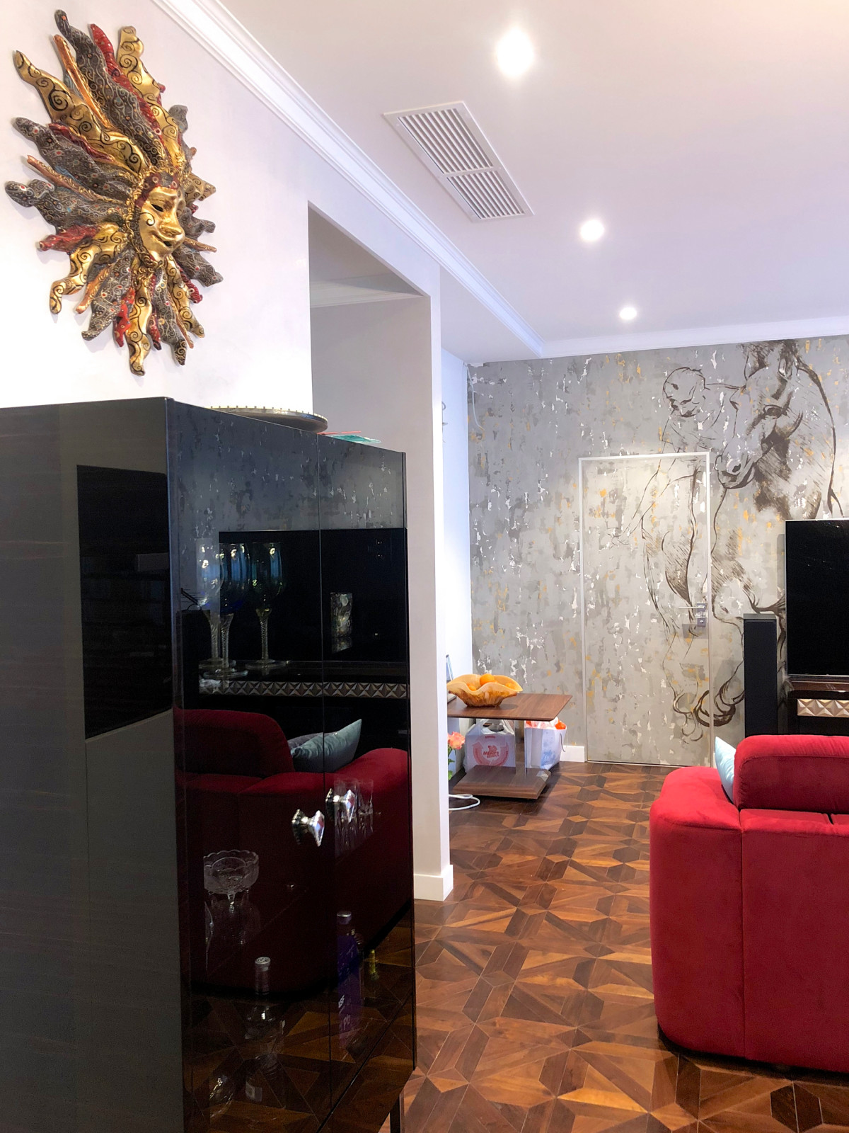 Декоративная покраска стен и роспись по мотивам Леонардо да Винчи