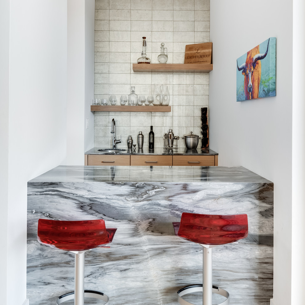 The Army Brat - Contemporary - Home Bar - Dallas - by ...