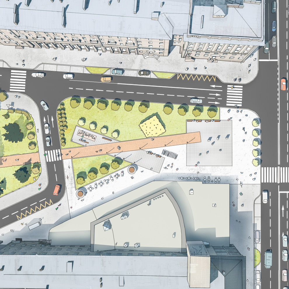 Площадь Шевченко. Концепция проекта благоустройства площади